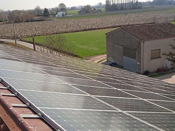 preparazione per installazione fotovoltaico
